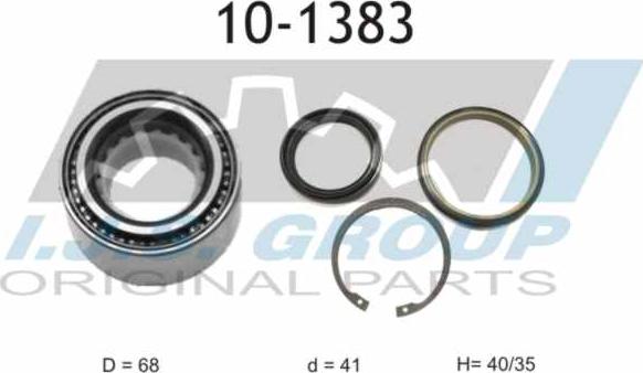 IJS GROUP 10-1383 - Wheel hub, bearing Kit autospares.lv