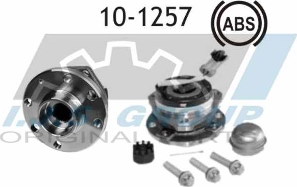 IJS GROUP 10-1257 - Wheel hub, bearing Kit autospares.lv