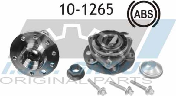 IJS GROUP 10-1265 - Wheel hub, bearing Kit autospares.lv