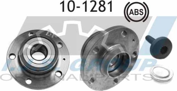 IJS GROUP 10-1281 - Wheel hub, bearing Kit autospares.lv