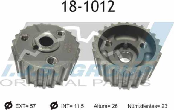 IJS GROUP 18-1012 - Gear, crankshaft autospares.lv