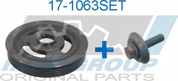 IJS GROUP 17-1063SET - Belt Pulley, crankshaft autospares.lv