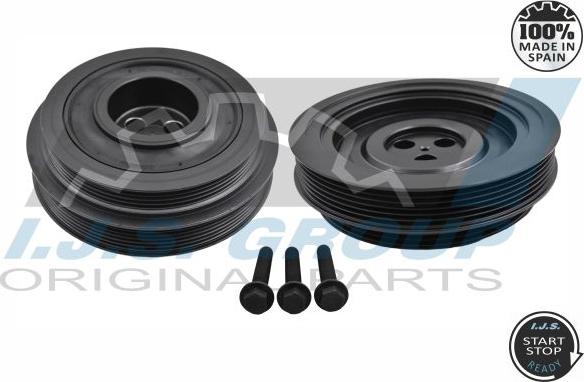 IJS GROUP 17-1084SET - Belt Pulley, crankshaft autospares.lv