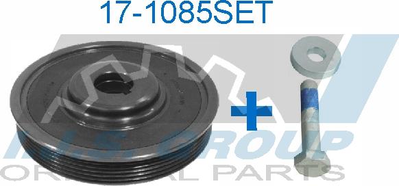 IJS GROUP 17-1085SET - Belt Pulley, crankshaft autospares.lv