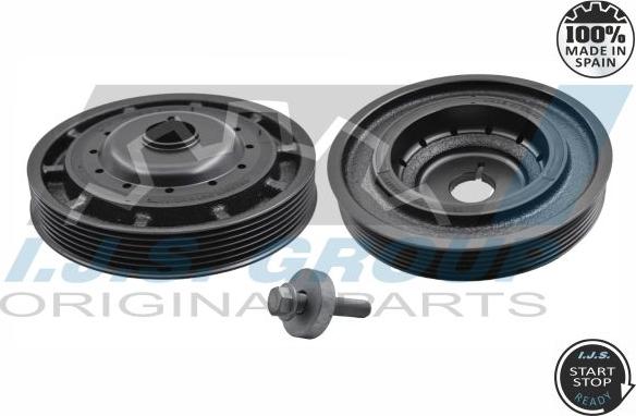 IJS GROUP 17-1083SET - Belt Pulley, crankshaft autospares.lv