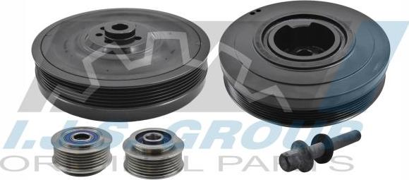 IJS GROUP 17-1029KSET A - Belt Pulley, crankshaft autospares.lv