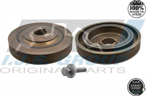 IJS GROUP 17-1103SET - Belt Pulley, crankshaft autospares.lv