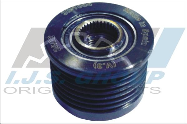 IJS GROUP 30-1004 - Pulley, alternator, freewheel clutch autospares.lv