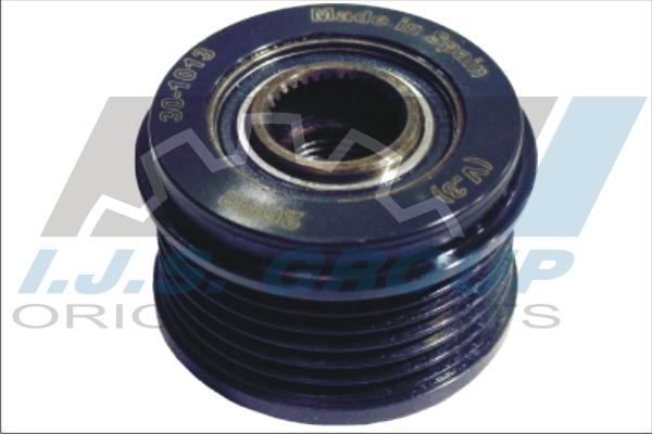 IJS GROUP 30-1013 - Pulley, alternator, freewheel clutch autospares.lv