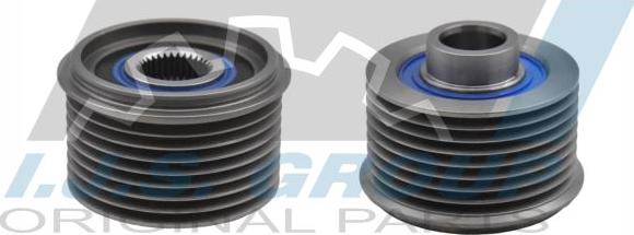 IJS GROUP 30-1180 - Pulley, alternator, freewheel clutch autospares.lv