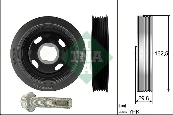 INA 544 0179 20 - Belt Pulley, crankshaft autospares.lv