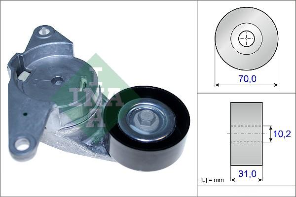 INA 534 0441 10 - Belt Tensioner, v-ribbed belt autospares.lv