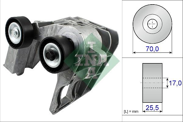 INA 534 0467 10 - Belt Tensioner, v-ribbed belt autospares.lv