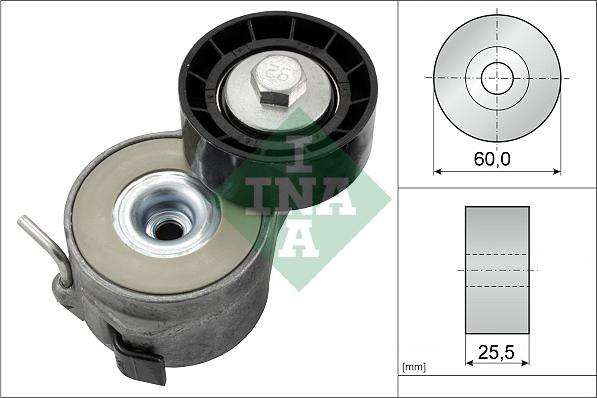 INA 534 0400 10 - Belt Tensioner, v-ribbed belt autospares.lv