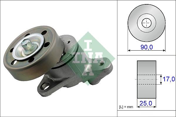 INA 534 0437 10 - Belt Tensioner, v-ribbed belt autospares.lv