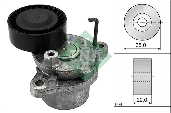 INA 534 0423 10 - Belt Tensioner, v-ribbed belt autospares.lv