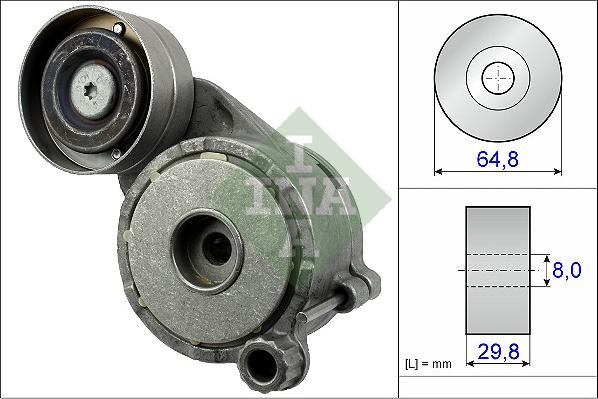 INA 534 0506 10 - Belt Tensioner, v-ribbed belt autospares.lv