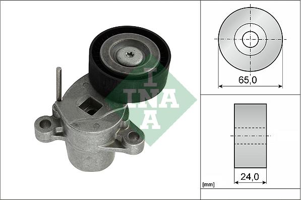 INA 534 0507 10 - Belt Tensioner, v-ribbed belt autospares.lv