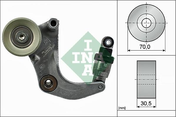 INA 534 0534 10 - Belt Tensioner, v-ribbed belt autospares.lv