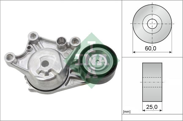 INA 534 0654 10 - Belt Tensioner, v-ribbed belt autospares.lv