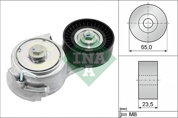 INA 534 0069 10 - Belt Tensioner, v-ribbed belt autospares.lv