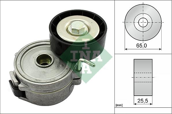 INA 534 0068 10 - Belt Tensioner, v-ribbed belt autospares.lv