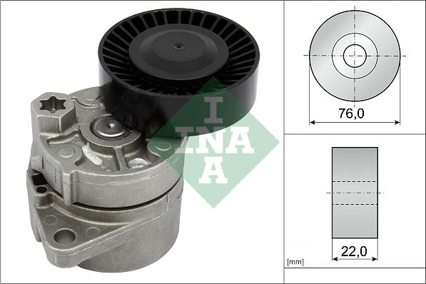 INA 534 0018 10 - Belt Tensioner, v-ribbed belt autospares.lv