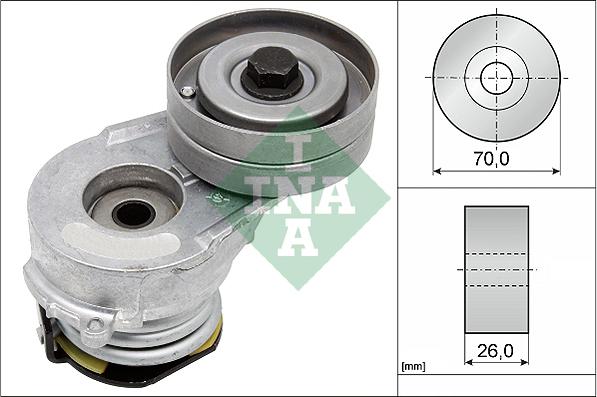 INA 534 0082 30 - Belt Tensioner, v-ribbed belt autospares.lv