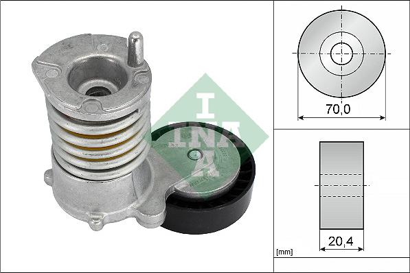 INA 534 0030 10 - Belt Tensioner, v-ribbed belt autospares.lv