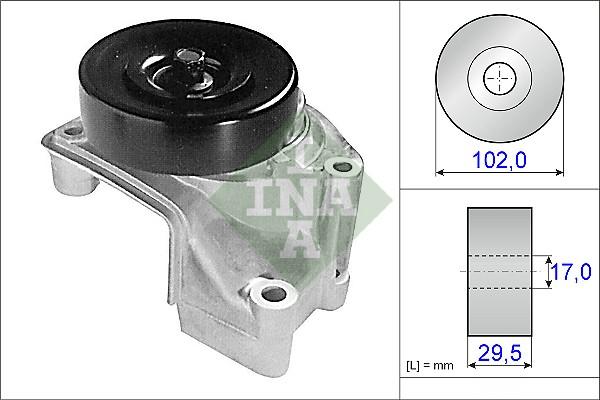 INA 534 0195 10 - Belt Tensioner, v-ribbed belt autospares.lv