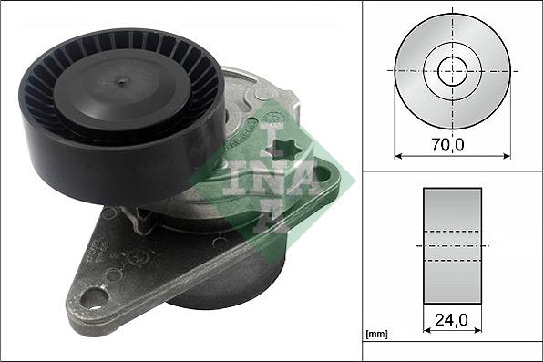 INA 534 0103 10 - Belt Tensioner, v-ribbed belt autospares.lv