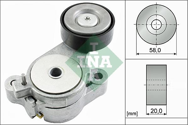 INA 534 0396 10 - Belt Tensioner, v-ribbed belt autospares.lv