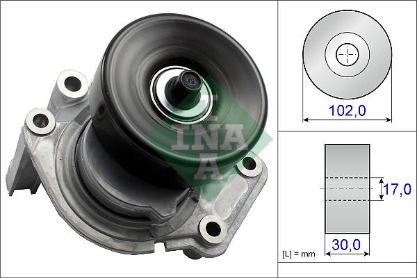 INA 534 0350 10 - Belt Tensioner, v-ribbed belt autospares.lv