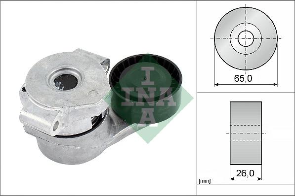 INA 534 0308 10 - Belt Tensioner, v-ribbed belt autospares.lv