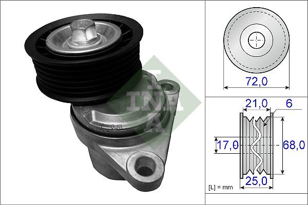 INA 534 0383 10 - Belt Tensioner, v-ribbed belt autospares.lv