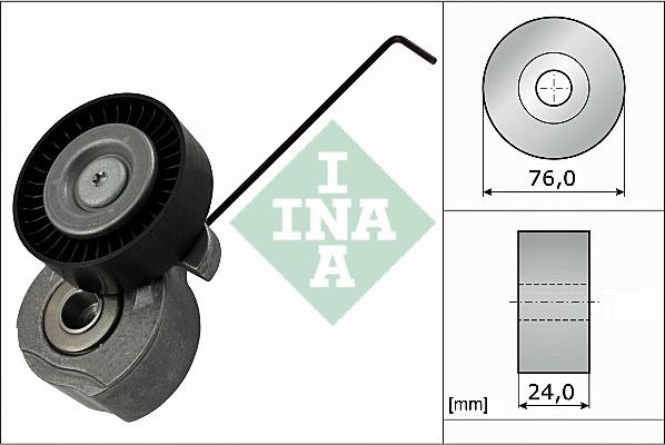 INA 534 0324 10 - Belt Tensioner, v-ribbed belt autospares.lv