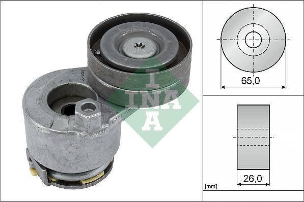 INA 534 0240 10 - Belt Tensioner, v-ribbed belt autospares.lv