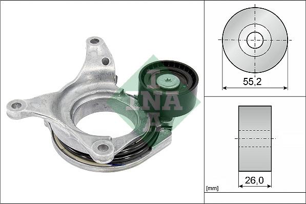 INA 534 0794 10 - Belt Tensioner, v-ribbed belt autospares.lv