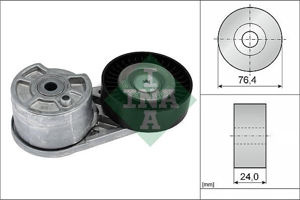 INA 534 0727 10 - Belt Tensioner, v-ribbed belt autospares.lv