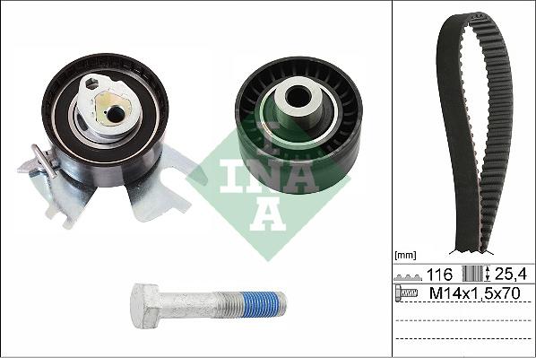 INA 530 0449 10 - Timing Belt Set autospares.lv