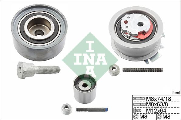 INA 530 0463 09 - Pulley Set, timing belt autospares.lv