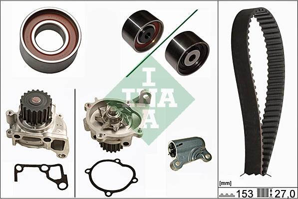 INA 530 0485 30 - Water Pump & Timing Belt Set autospares.lv