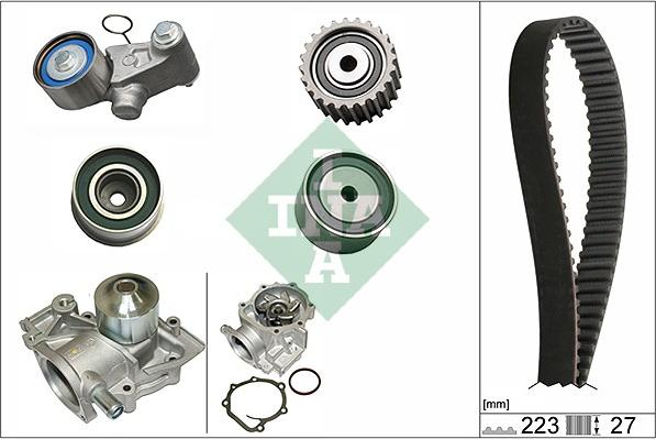 INA 530 0426 30 - Water Pump & Timing Belt Set autospares.lv