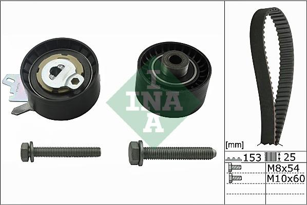 INA 530 0471 10 - Timing Belt Set autospares.lv