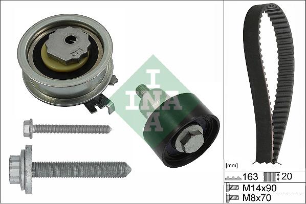 INA 530 0592 11 - Timing Belt Set autospares.lv