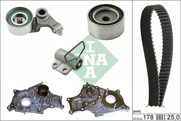 INA 530 0543 31 - Water Pump & Timing Belt Set autospares.lv