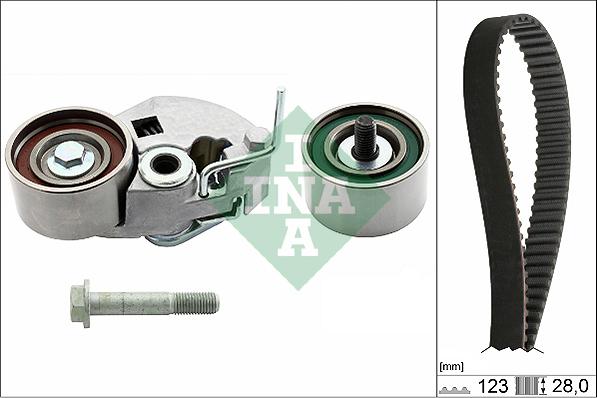 INA 530 0542 10 - Timing Belt Set autospares.lv