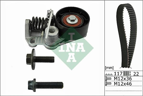 INA 530 0526 10 - Timing Belt Set autospares.lv