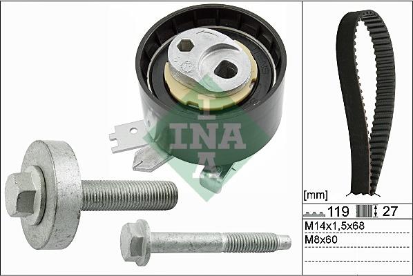 INA 530 0607 10 - Timing Belt Set autospares.lv