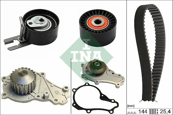 INA 530 0615 30 - Water Pump & Timing Belt Set autospares.lv